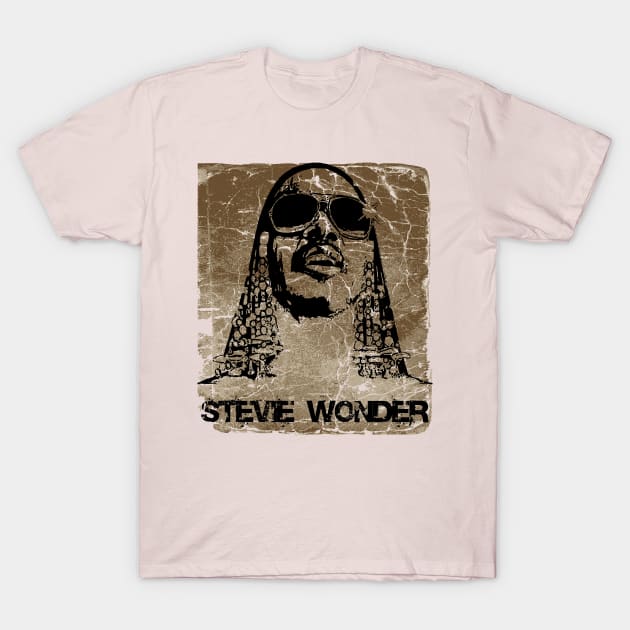 Vintage Stevie Wonder T-Shirt by Hursed
